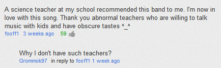 Special YouTube Comments